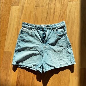 Light Blue Denim Women's Shorts